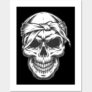 Skull Funny Design Posters and Art